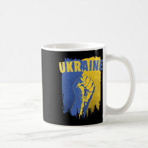 Caneca De Café Camisa da Ucrânia Bandeira Ucraniana Punho Patriót