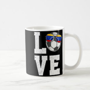 Caneca De Café Camisa da Venezuela de Futebol Amor Bandeira do Fã