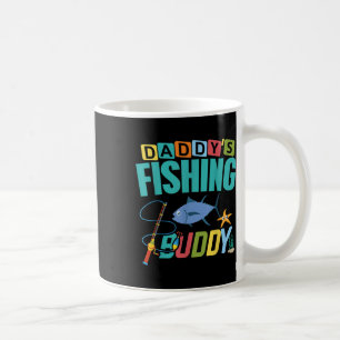 Caneca De Café Camisa Daddys Fishing Buddy Para Meninos Meninas C