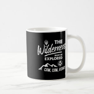 Caneca De Café Camisa de Acampamento Explorador da Selva Divertid