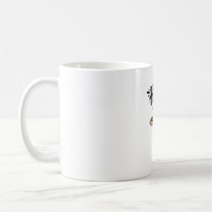 Caneca De Café Camisa de Animal Fofo com Gravação Vintage de Gira