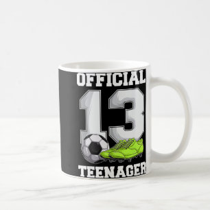 Caneca De Café Camisa de aniversário de 13 anos para menino de fu