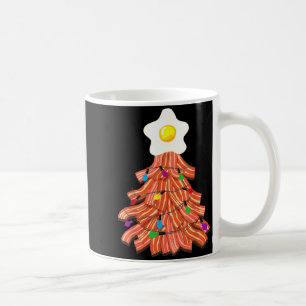 Caneca De Café Camisa de Bacon Árvore de Natal Ovo no Topo _ Pres