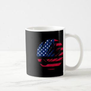 Caneca De Café Camisa de Badminton da Bandeira Americana Homens M