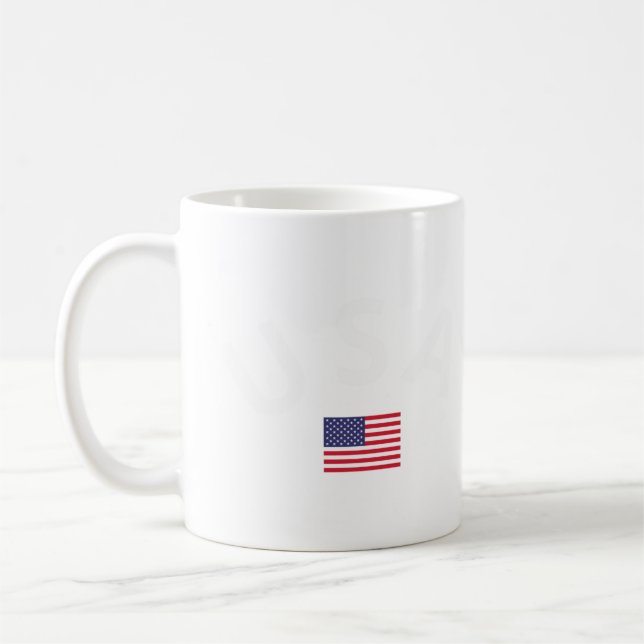 Caneca De Café Camisa de bandeira dos EUA, 4 de julho (Esquerda)