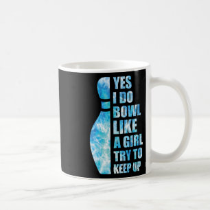 Caneca De Café Camisa De Boliche Engraçada Sim Eu Faço Boliche Co
