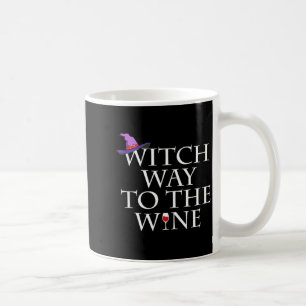 Caneca De Café Camisa de Bruxa para o Vinho Funny Halloween Witch