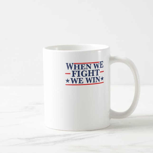 Caneca De Café Camisa de Campanha Kamala Fight (Direita)