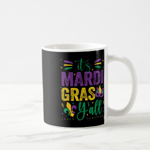 Caneca De Café Camisa de Carnaval Divertida 2025 Carnaval Y'all H