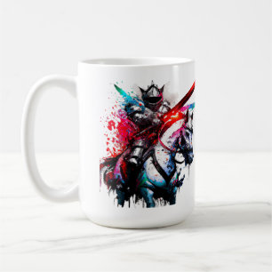 Caneca De Café Camisa de Cavaleiro Vibrante Almofada de Arremesso