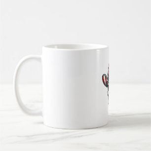 Caneca De Café Camisa de caveira de cowboy patriota com gravação 