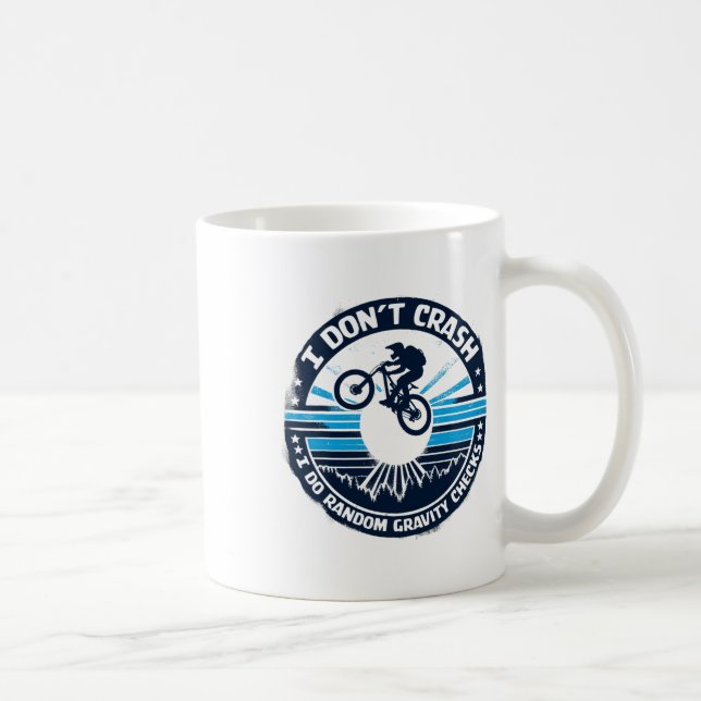 Caneca De Café Camisa de Ciclismo de Bicicleta Eu Não Sofro Acide (Direita)