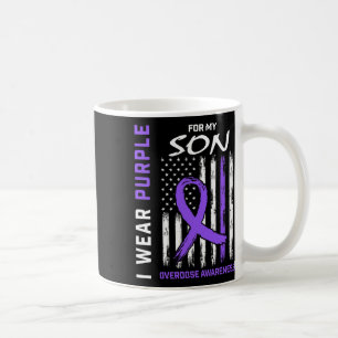 Caneca De Café Camisa de conscientização sobre overdose filho ago