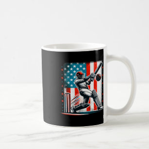 Caneca De Café Camisa de críquete dos EUA Amante do time de críqu