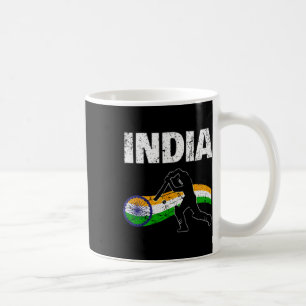Caneca De Café Camisa de críquete indiano para jovens crianças ho