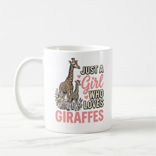 Caneca De Café Camisa de Desenho de Girafa Vintage para Meninas A