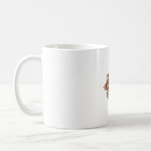 Caneca De Café Camisa de desenho de gravura vintage lendário do p