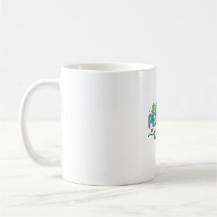 Caneca De Café Camisa de Enfermeira Pediátrica com Dinossauro Vin
