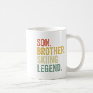 Caneca De Café Camisa de Esqui Meninos Presentes Divertidos para