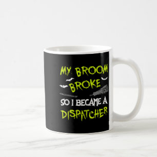 Caneca De Café Camisa de Fantasia de Halloween para Despachante D