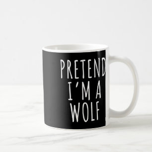 Caneca De Café Camisa de fantasia de Halloween preguiçosa Fingir