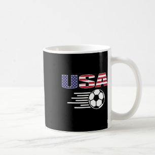 Caneca De Café Camisa de Fãs de Futebol Orgulhosamente Americanos