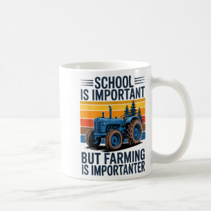 Caneca De Café Camisa de Fazenda Mas Agricultura É Imrtanter Trat