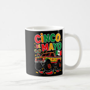 Caneca De Café Camisa de fiesta para crianças com caminhão cinco