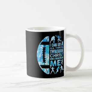 Caneca De Café Camisa de futebol cristão mulheres meninos homens