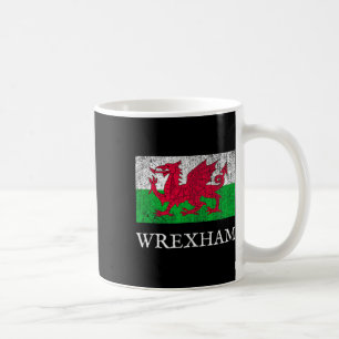 Caneca De Café Camisa de Futebol Retro V do Wrexham Footbyll País