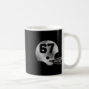 Caneca De Café Camisa de Futebol Vintage Número 67 Número do Joga