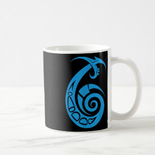 Caneca De Café Camisa de Gancho de Peixe Tribal - Pesca Tribal -