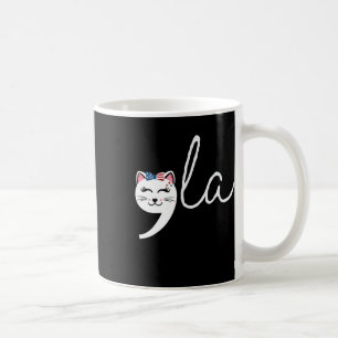 Caneca De Café Camisa de Gato Patriótica de Vírgula 2024 Meninas 