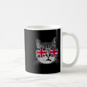 Caneca De Café Camisa de Gato União Jack Bandeira País Retro Ingl