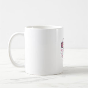 Caneca De Café Camisa de Girafa Dançante Disco Ball Gravura Vinta