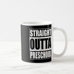 Caneca De Café Camisa de Graduação de Menina Fora da Pré-escola