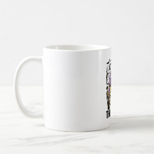 Caneca De Café Camisa de Gravura Vintage de Cachorro Caçador de Z