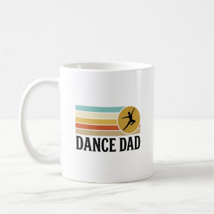 Caneca De Café Camisa de Gravura Vintage Retro Pai de Dança Desig