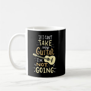 Caneca De Café Camisa de Guitarra para um Guitarrista ou Tocador 