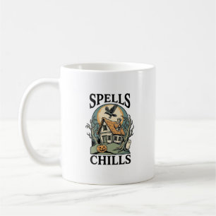 Caneca De Café Camisa de Halloween de Cabana Assombrada para a Te