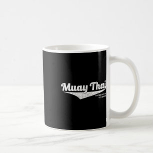 Caneca De Café Camisa de Kickboxing Muay Thai Distressed, Mma Bjj