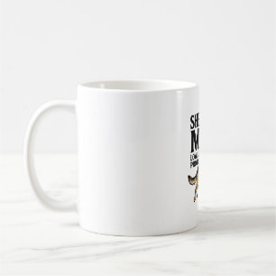 Caneca De Café Camisa de Mãe de Pastor Alemão com Gravação Vintag