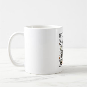Caneca De Café Camisa de máquina de costura de esqueleto de Hallo