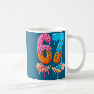 Caneca De Café Camisa de Menino Basquete Sorvete Gotejamento 67