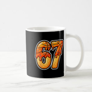 Caneca De Café Camisa de Menino Basquete Sorvete Gotejamento 67