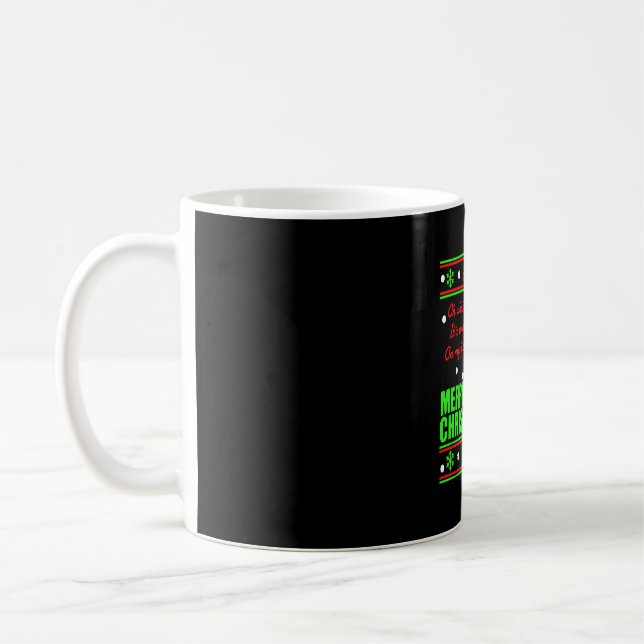 Caneca De Café Camisa de Natal Bicicleta (Esquerda)