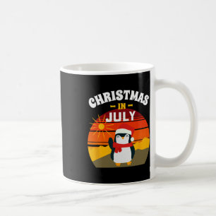 Caneca De Café Camisa De Natal Em Julho Pinguim De Verão Natal I