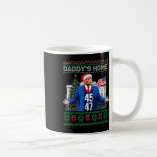 Caneca De Café Camisa de Natal Feia do Papai Trump engraçada Xm