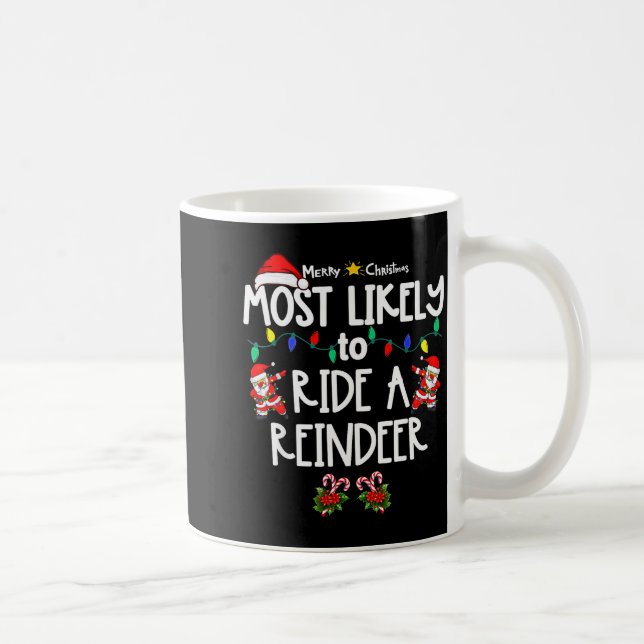 Caneca De Café Camisa de Natal Mais Provável Para Combinar com Fa (Direita)