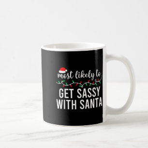 Caneca De Café Camisa de Natal Mais Provável Para Família Combina